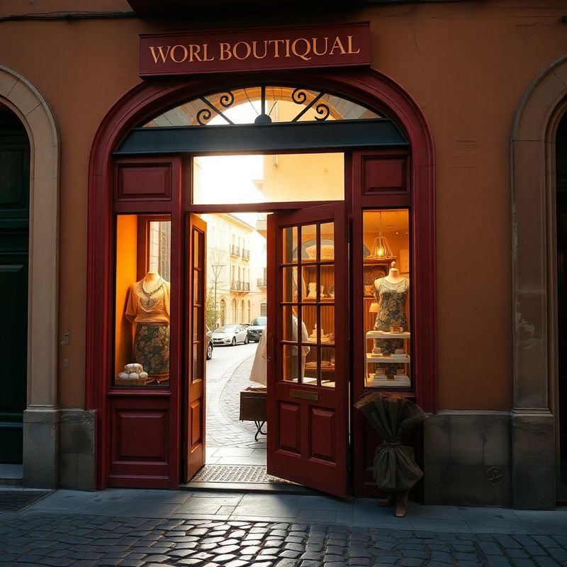 Boutique Whitaker storefront on Strada Domnească, Galați